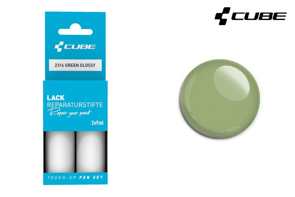 Cube Touch-Up Pen Set GREEN Glossy Accessories | Bike-Discount 2 Cube Touch-Up Pen Set GREEN Glossy Accessories | Bike-Discount - Image 2
