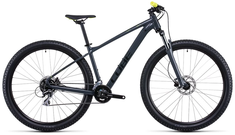 Cube Aim Pro Grey´n´flashyellow 2021 Hardtail 27.5" | Bike-Discount 1 Cube Aim Pro Grey´n´flashyellow 2021 Hardtail 27.5" | Bike-Discount