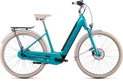 Cube Ella Cruise Hybrid 500 Easy Entry Aquamarine´n´black Women | Bike-Discount