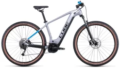 Cube Reaction Hybrid Performance 500 Polarsilver´n´blue E-Bike Hardtail | Bike-Discount