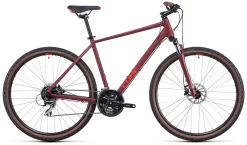 Cube Nature Darkred´n´red Cross Bike | Bike-Discount