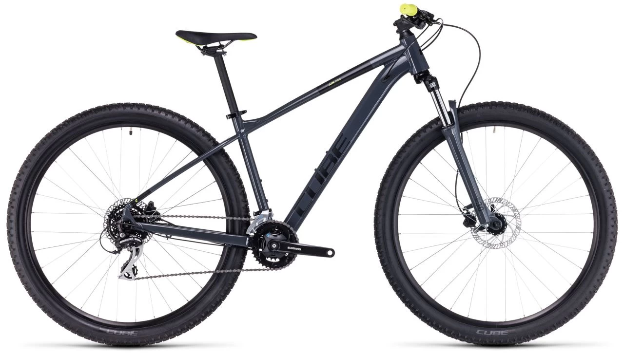 Cube Aim Pro Grey´n´flashyellow Hardtail 27.5" | Bike-Discount 1 Cube Aim Pro Grey´n´flashyellow Hardtail 27.5" | Bike-Discount