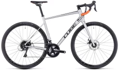 Cube Attain Pro Silver´n´orange Road Bike Aluminium | Bike-Discount
