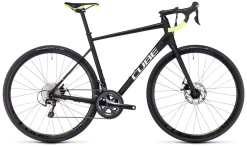 Cube Attain Race Black´n´white Road Bike Aluminium | Bike-Discount
