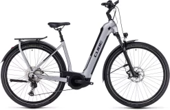 Cube Kathmandu Hybrid SLX 750 Easy Entry Polarsilver´n´black Women | Bike-Discount