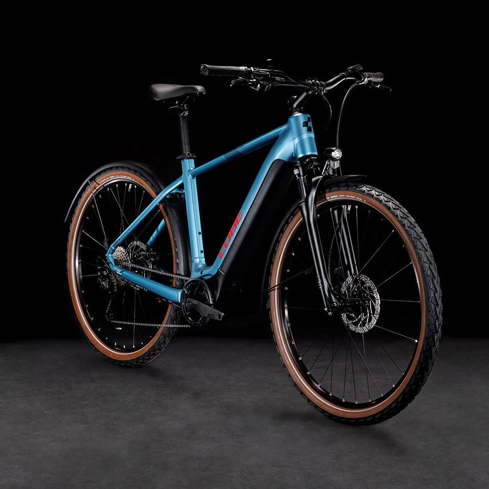 Cube Nuride Hybrid Performance 500 Allroad Metalblue´n´red Men | Bike-Discount 2 Cube Nuride Hybrid Performance 500 Allroad Metalblue´n´red Men | Bike-Discount - Image 2