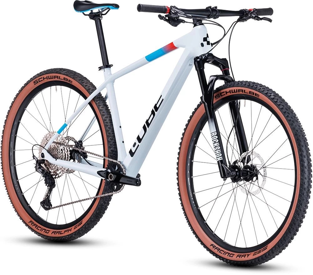 Cube Reaction C:62 Pro White´n´blue´n´red Hardtail 29" | Bike-Discount 3 Cube Reaction C:62 Pro White´n´blue´n´red Hardtail 29" | Bike-Discount - Image 3