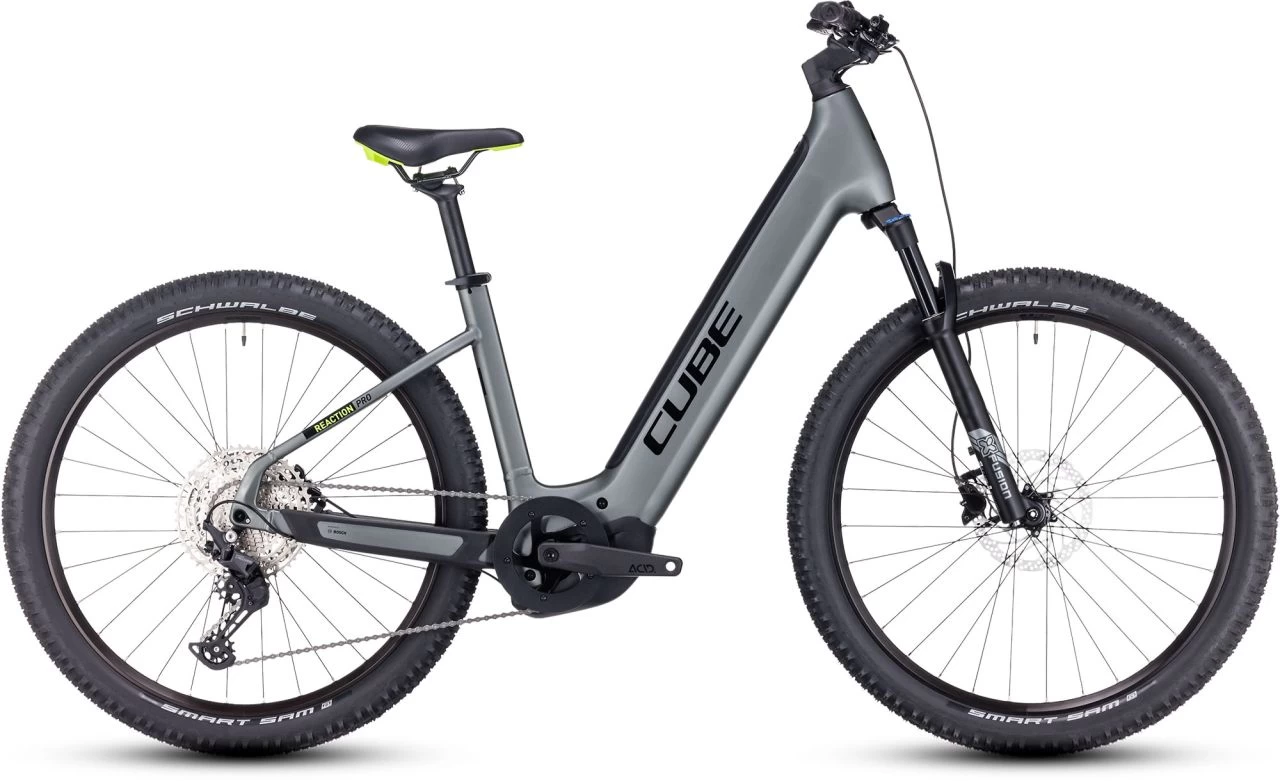 Cube Reaction Hybrid Pro 500 Easy Entry Flashgrey´n´green E-Bike Hardtail Ladies | Bike-Discount 1 Cube Reaction Hybrid Pro 500 Easy Entry Flashgrey´n´green E-Bike Hardtail Ladies | Bike-Discount