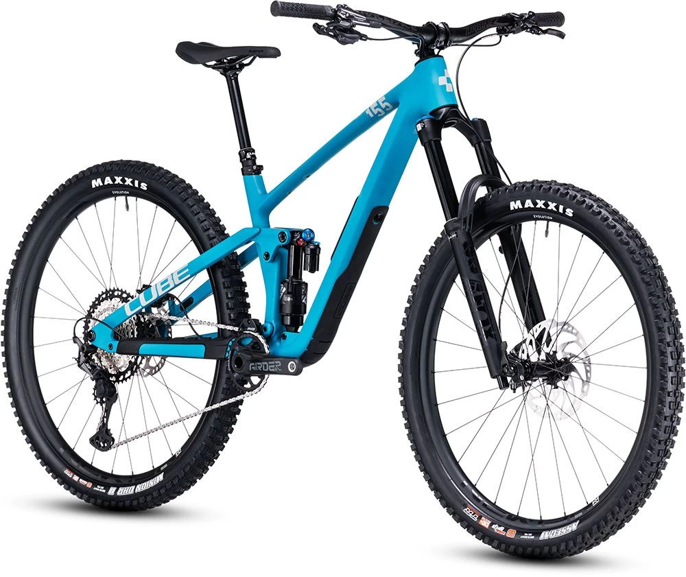 Cube Stereo ONE55 C:62 SLX 29 Bondiblue'n'grey Enduro (160-170mm) | Bike-Discount 2 Cube Stereo ONE55 C:62 SLX 29 Bondiblue'n'grey Enduro (160-170mm) | Bike-Discount - Image 2