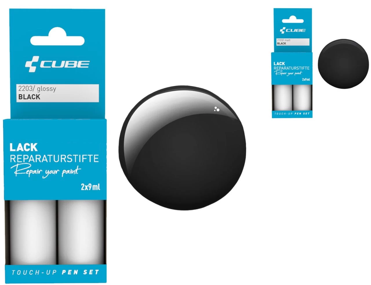 Cube Touch-Up Pen Set BLACK Accessories | Bike-Discount 1 Cube Touch-Up Pen Set BLACK Accessories | Bike-Discount