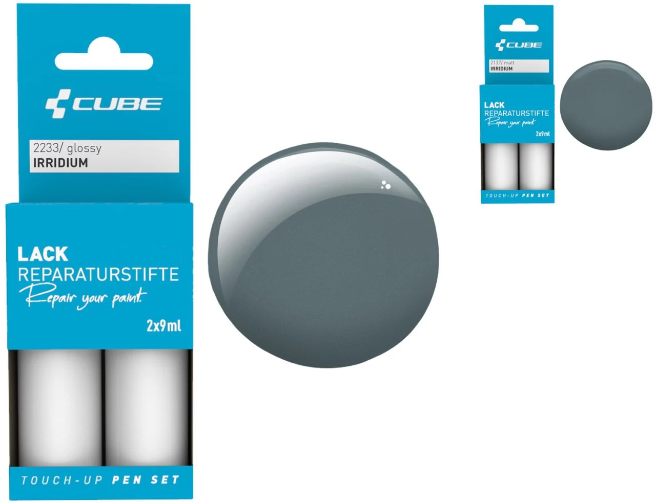 Cube Touch-Up Pen Set IRRIDIUM Accessories | Bike-Discount