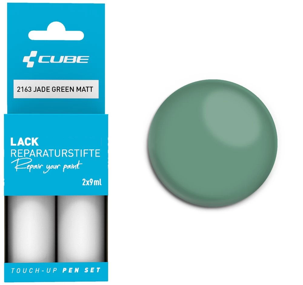 Cube Touch-Up Pen Set JADE GREEN Matt Accessories | Bike-Discount 1 Cube Touch-Up Pen Set JADE GREEN Matt Accessories | Bike-Discount