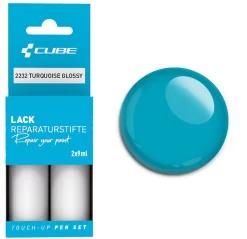 Cube Touch-Up Pen Set TURQUOISE Glossy Accessories | Bike-Discount