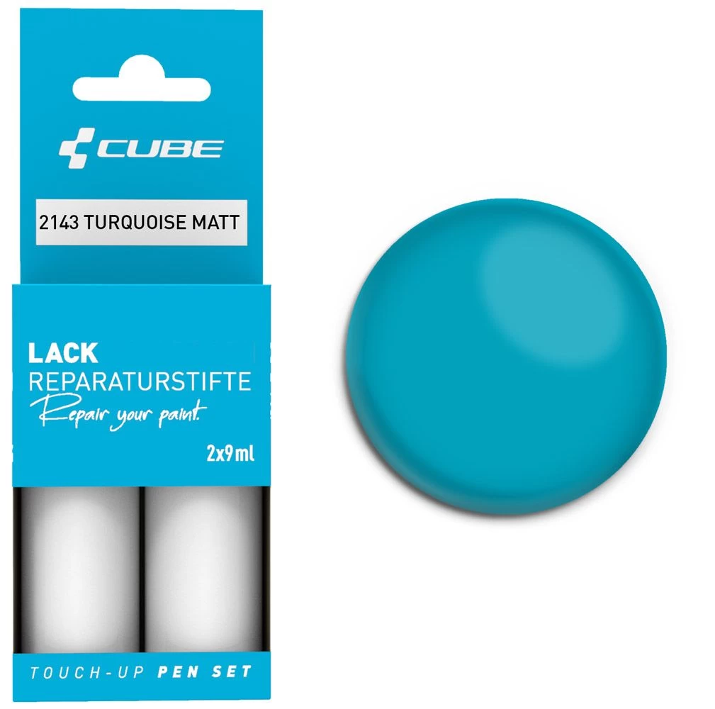 Cube Touch-Up Pen Set TURQUOISE Matt Accessories | Bike-Discount 1 Cube Touch-Up Pen Set TURQUOISE Matt Accessories | Bike-Discount