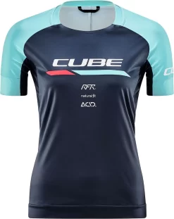 Cube Teamline WS Round Neck - Women's Jersey MTB Jersey Short Sleeve | Bike-Discount