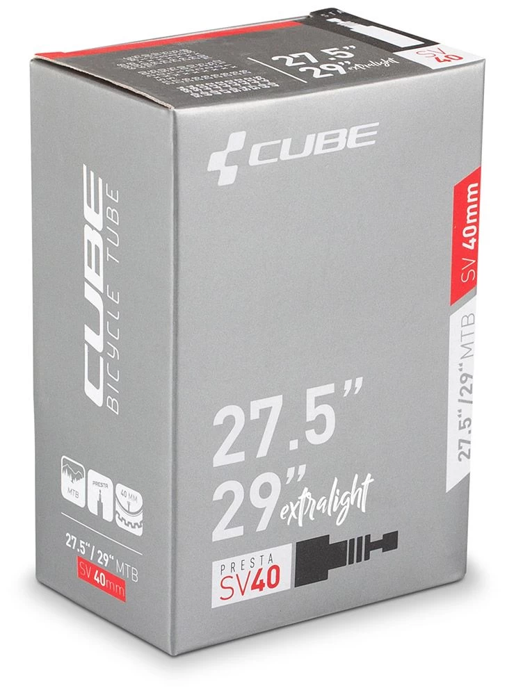 Cube Tube 27.5"/29" MTB SV 40mm Extra Light Tubes 27.5" | Bike-Discount 1 Cube Tube 27.5"/29" MTB SV 40mm Extra Light Tubes 27.5" | Bike-Discount