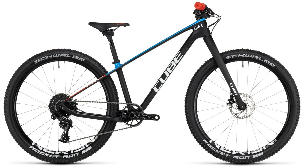 Cube Elite 240 C:62 SLX Carbon´n´blue´n´red 24" | Bike-Discount 1 Cube Elite 240 C:62 SLX Carbon´n´blue´n´red 24" | Bike-Discount