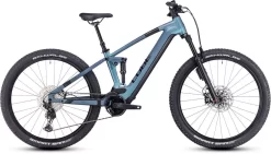 Cube Stereo Hybrid 120 ABS 750 Smaragdgrey´n´blue E-Bike Fully | Bike-Discount