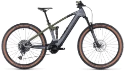 Cube Stereo Hybrid 120 TM 750 Flashgrey´n´olive E-Bike Fully | Bike-Discount
