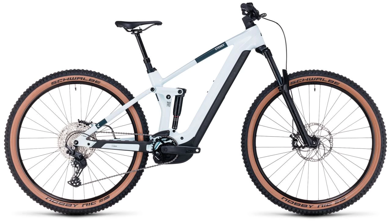 Cube Stereo Hybrid 140 HPC Pro 625 Frostwhite´n´grey E-Bike Fully | Bike-Discount 1 Cube Stereo Hybrid 140 HPC Pro 625 Frostwhite´n´grey E-Bike Fully | Bike-Discount