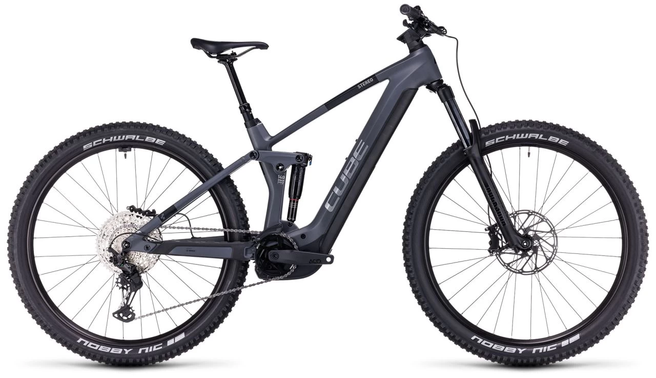 Cube Stereo Hybrid 140 HPC Race 750 Grey´n´chrome E-Bike Fully | Bike-Discount 1 Cube Stereo Hybrid 140 HPC Race 750 Grey´n´chrome E-Bike Fully | Bike-Discount