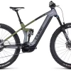 Cube Stereo Hybrid 140 HPC TM 750 Flashgrey´n´olive E-Bike Fully | Bike-Discount