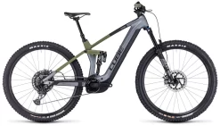 Cube Stereo Hybrid 140 HPC TM 750 Flashgrey´n´olive E-Bike Fully | Bike-Discount