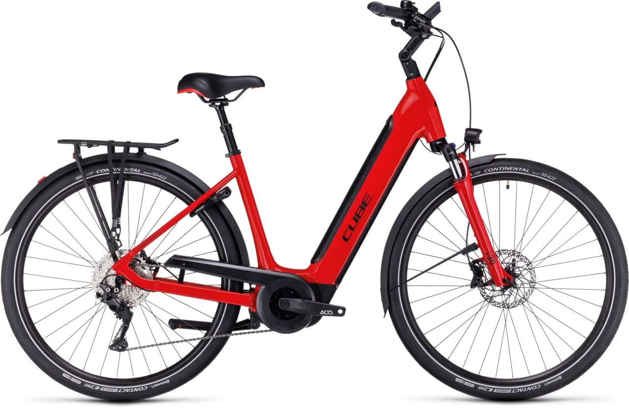 Cube Supreme Sport Hybrid Pro 500 Easy Entry Red'n'black Women | Bike-Discount 1 Cube Supreme Sport Hybrid Pro 500 Easy Entry Red'n'black Women | Bike-Discount