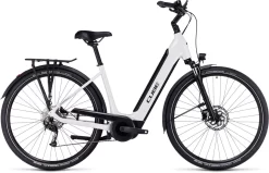 Cube Supreme Sport Hybrid ONE 500 Easy Entry White'n'black Women | Bike-Discount