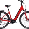 Cube Supreme Sport Hybrid Pro 625 Easy Entry Red'n'black Women | Bike-Discount